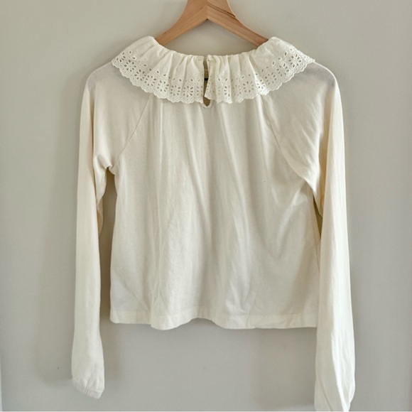 Crewcuts White Ruffled Top - Picture 8 of 8